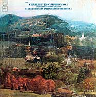 Eugene Ormandy and the Philadelphia Orchestra play Ives's First Symphony (Columbia LP cover)