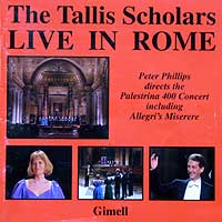 The Tallis Scholars perform the Marcellus Mass live (Gimell CD)