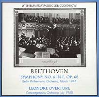 Wilhelm Furtwangler conducts the Pastoral Symphony (Music & Arts CD)
