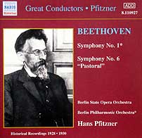 Hans Pfitzner conducts the Pastoral Symphony (Naxos CD)