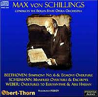 Max Schillings conducts the Pastoral Symphony (Pristine Audio CD)