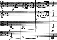 The opening of the first movement