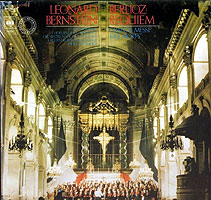 Bernstein conducts the Berlioz Requiem (Columbia LP cover)