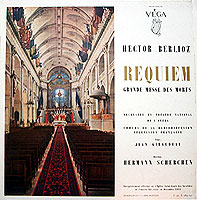 Scherchen conducts the Berlioz Requiem (Vega LP cover)