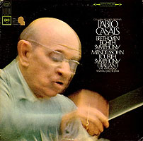 Casals conducts the Italian Symphony (Colombia LP cover)