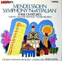 Maag conducts the Italian Symphony (MCA CD cover)