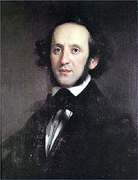 Mendelssohn in 1846 at age 37, by Edward Magnus