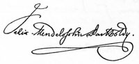 Mendelssohn's signature