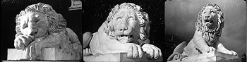 Potemkin -- the three stone lions