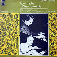 Fischer and Furtwangler play the Emperor (EMI References LP cover)