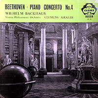 Beethoven's Piano Concerto # 4 (Decca LP cover)