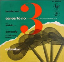 Beethoven's Piano Concerto # 3 (Columbia LP cover)