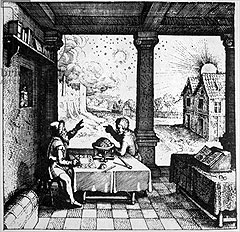 Robert Fludd: An Astrologer Casting a Horoscope (1617)