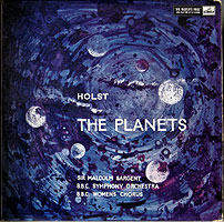 Sargent conducts The Planets (HMV LP cover)