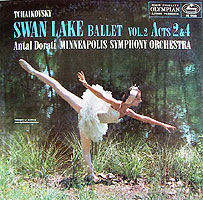 Antal Dorati conducts Acts 2 and 4 of Swan Lake (Mercury LP cover)