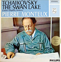 Pierre Monteux conducts Swan Lake excerpts (Philips LP cover)