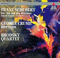 the Brodsky Quartet plays Black Angels(Nonesuch CD cover)