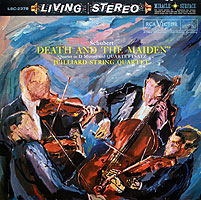The Juilliard Quartet plays the Death and the Maiden Quartet (RCA LP cover)