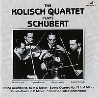 The Kolisch Quartet plays the scherzo from the Death and the Maiden Quartet (Archiphon reissue CD cover)