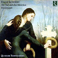 The Terpsichordus Quartet plays the Rosamunde Quartet (Ricarcar CD cover)