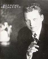 Portrait of Hermann Abendroth