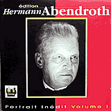 Portrait de Hermann Abendroth - Tahra CD cover