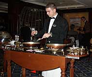 Primo service aboard the Celebrity Ocean Liners restaurant
