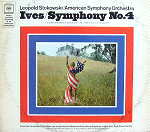 Ives Symphony # 4 (Columbia LP cover)