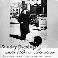 Sunday Evenings with Pierre Monteux (Music and Arts CD box cover)