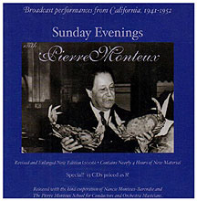 Sunday Evenings With Pierre Monteux (expanded Music and Arts CD box)