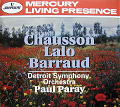 Paul Paray and the Detroit Symphony play Chausson and Lalo