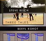Cover of the Nonesuch CD/DVD of Steve Reich and Beryl Korot's Three Tales