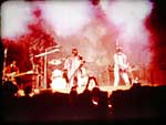 The Who demolish their gear in the Monterey Pop movie - frame enlargement from the author's 16mm print