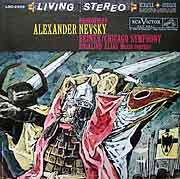 Prokofiev's Alexander Nevsky (cover of RCA LP of Fritz Reiner conducting the Chicago Symphony