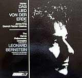 Bernstein's first venture from Columbia - the Mahler Das Lied Von der Erde for Decca - LP cover