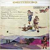Bernstein Conducts the Mahler Fourth Symphony - Columbia LP cover
