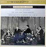 Bernstein Conducts the Shostakovich Fifth Symphony - Columbia LP cover
