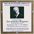 Furtwangler conducts the Brahms German Requiem (Music and Arts CD)