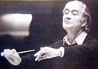 Sergiu Celibidache conducting