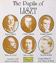 Pupils of Franz Liszt (Pearl CD cover)