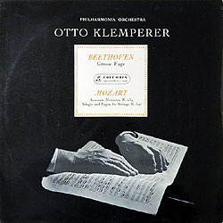 Klemperer conducts the Beethoven Grosse Fuge (Columbia LP)