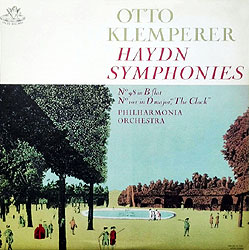 Klemperer conducts the Hayen Symphonies 98 and 101 (Angel LP)