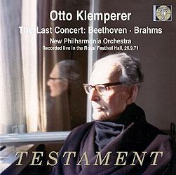 Klemperer's last concert (Testament CD)