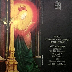 Klemperer conducts Mahler's Symphony # 2 (Angel LP)