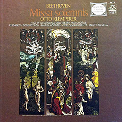Klemperer conducts the Beethoven Missa Solemnis (Angel LPs)