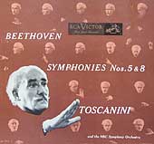 Toscanini Conducts Beethoven Symphonies - RCA LP cover
