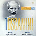 Toscanini conducts Elgar and Brahms