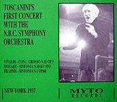 Arturo Toscanini's first NBC Symphony concert - Myto CD