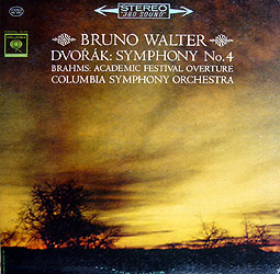 Walter conducts the Dvorak 8th (Columbia LP cover)