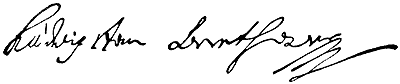 Beethoven's autograph